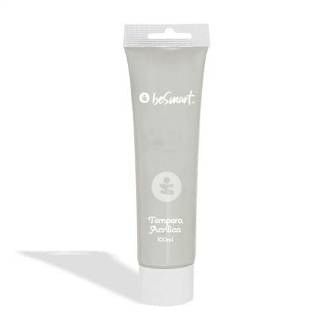 TEMPERA ACRILICA ARGENTO TUBO 100ml BE SMART - BeSmart School & Office