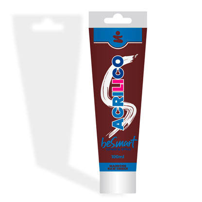 Dark brown acrylic tempera 100 ml Be Smart