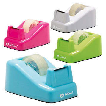 Mini dispenser da banco per nastro adesivo 4 colori brillianti Be Smart