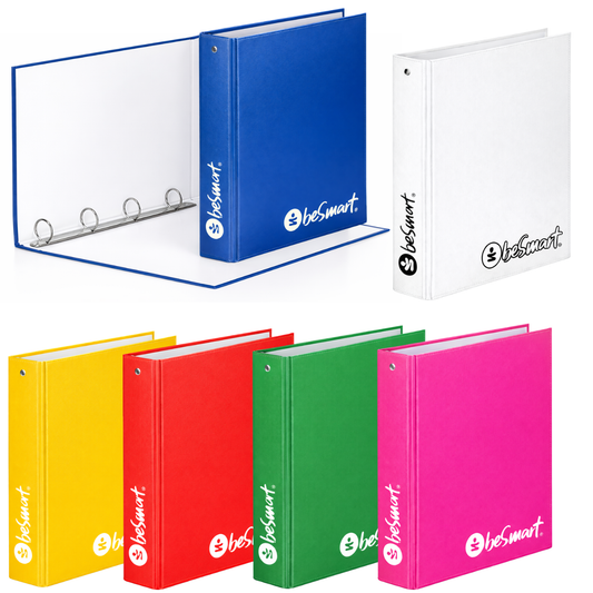 Raccoglitore anelli 30 mm A4 6 colori assortiti Be Smart