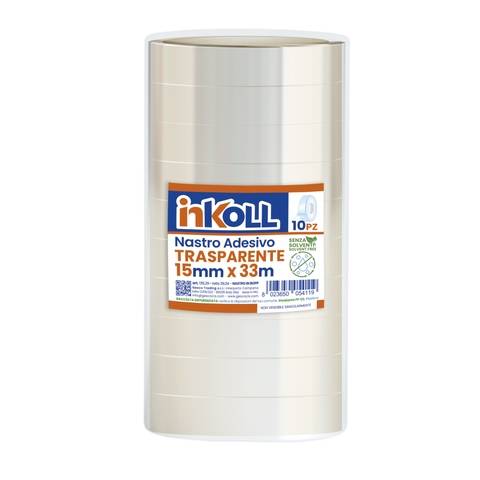 15x33 torre 10 pezzi nastro adesivo trasparente Inkoll