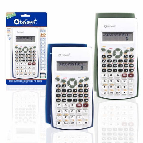 Calcolatrice scientifica 240fz 2 colori assortiti in blister Be Smart