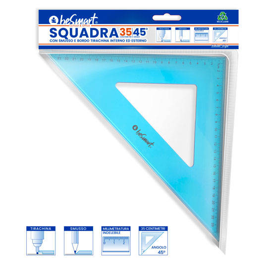 Squadra 35 cm 45° Be Smart