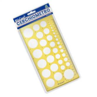 CERCHIOMETRO Con RIGHELLO 24Cm - DIAMETRI 1 - 37mm BE SMART - BeSmart School & Office