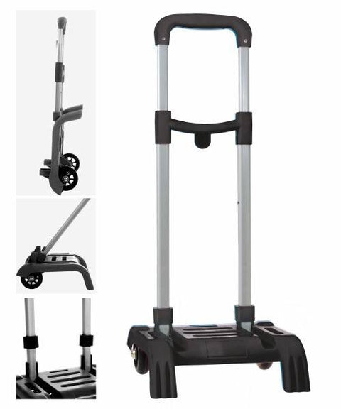 Be Smart black backpack trolley