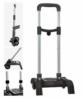 CARRELLINO PORTAZAINO NERO BE SMART - BeSmart School & Office