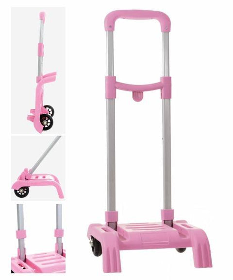 Be Smart pink backpack trolley