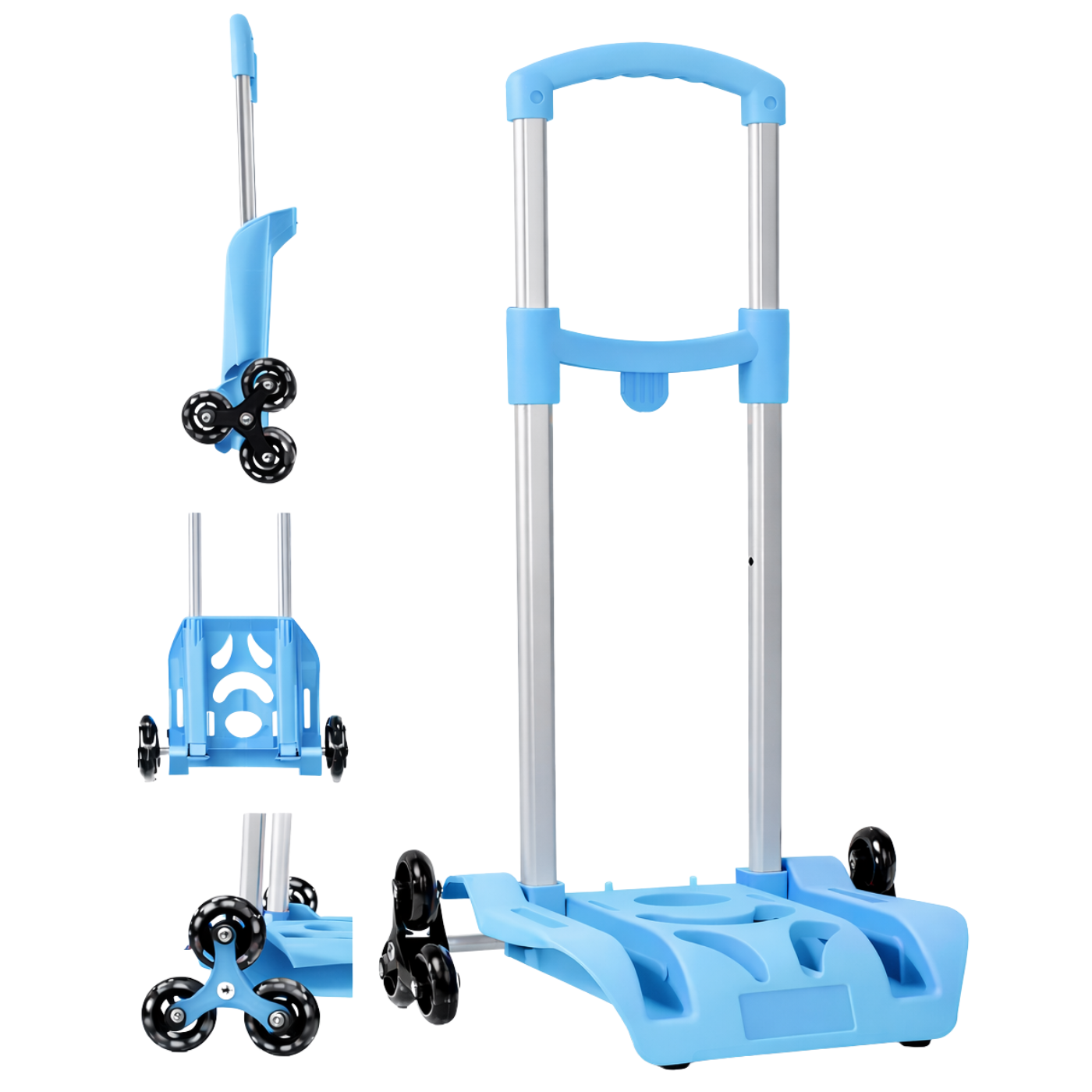 Carrellino portazaino three wheels blu Be Smart