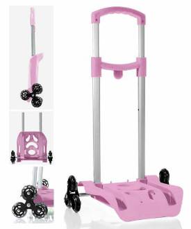 CARRELLINO PORTAZAINO THREE WHEELS ROSA BE SMART - BeSmart School & Office