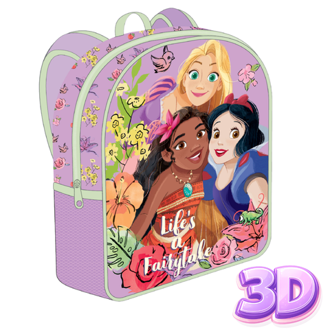 Zaino asilo 3D 31 cm Princess