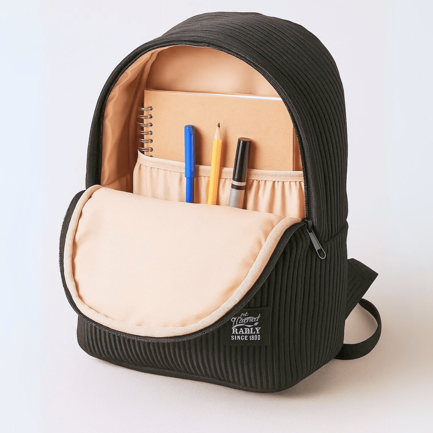 ZAINO FUSION 1 SCOMPARTO NERO - GRIGIO 41*31*18 BE SMART - BeSmart School & Office