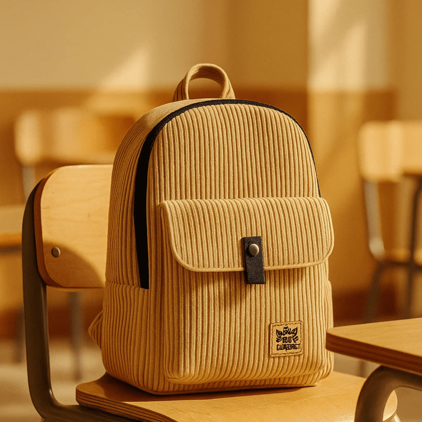 ZAINO FUSION 2 SCOMPARTI KHAKI 41*30*20 BE SMART - BeSmart School & Office