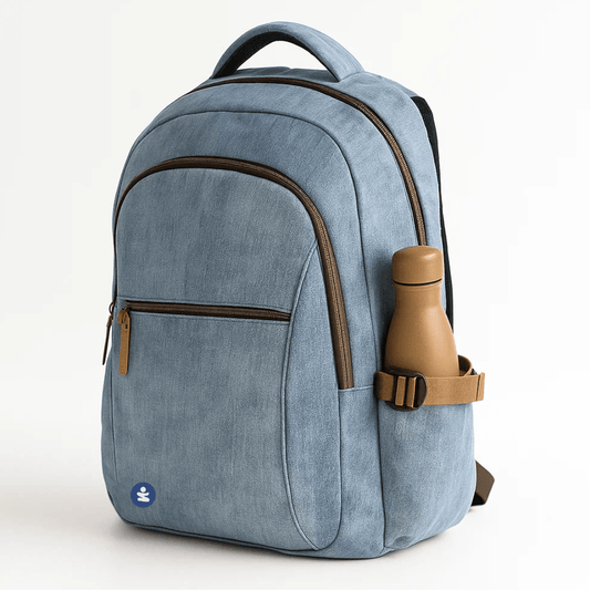 ZAINO GRAVITY SMART DOPPIO SCOMPARTO DENIM JEANS (44x30x22)cm BE SMART - BeSmart School & Office