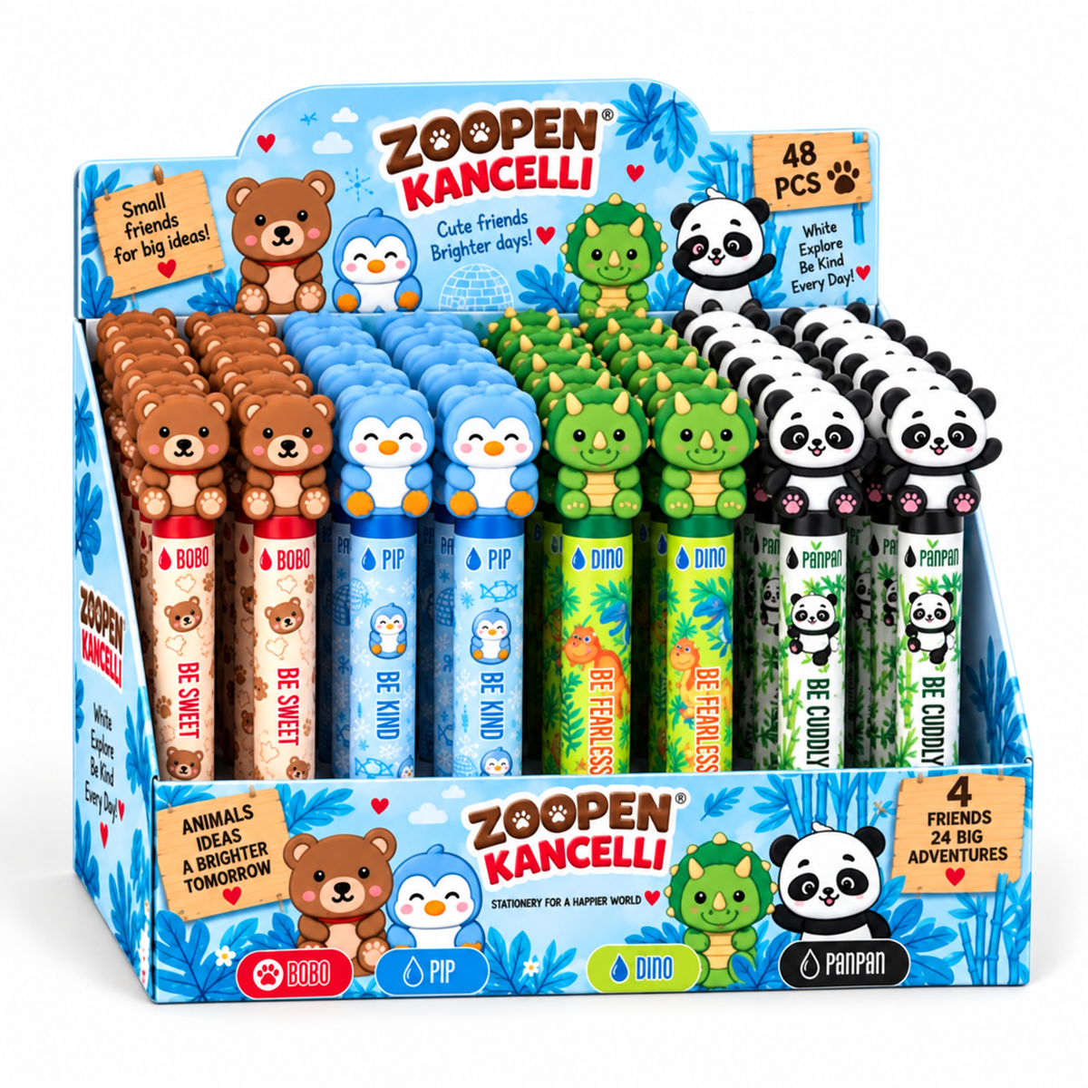 Zoopen Kancelli Be Smart - display 48 pezzi