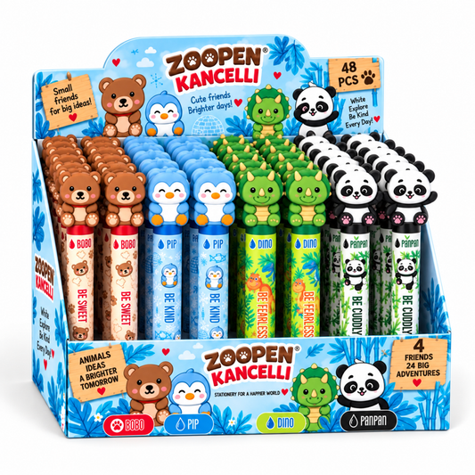 Zoopen Kancelli Be Smart - display 48 pezzi