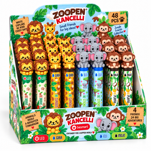 Zoopen Kancelli Be Smart - display 48 pezzi